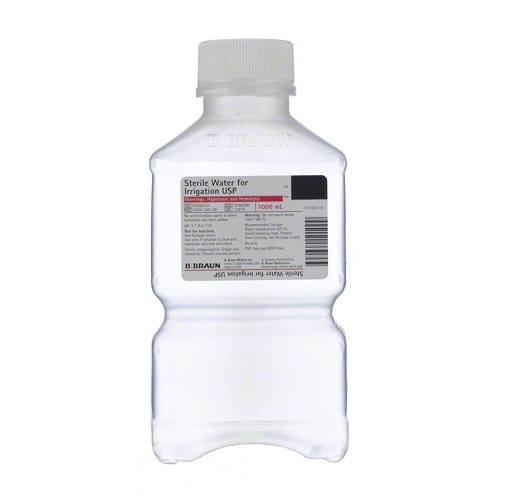Sterile Water for Irrigation, 1000 mL, 16/Case