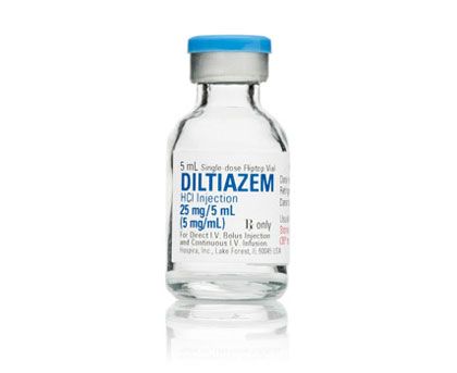 Diltiazem Injection Vial 5mg/mL, 10/box