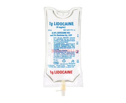 Lidocaine HCl 0.4% with Dextrose 5% Injection, USP 4mg/mL - 250mL Bag