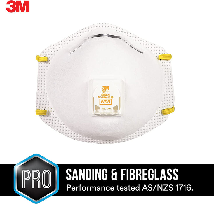 N95 Particulate Respirator Mask with CoolFlow Valve, Box of 10
